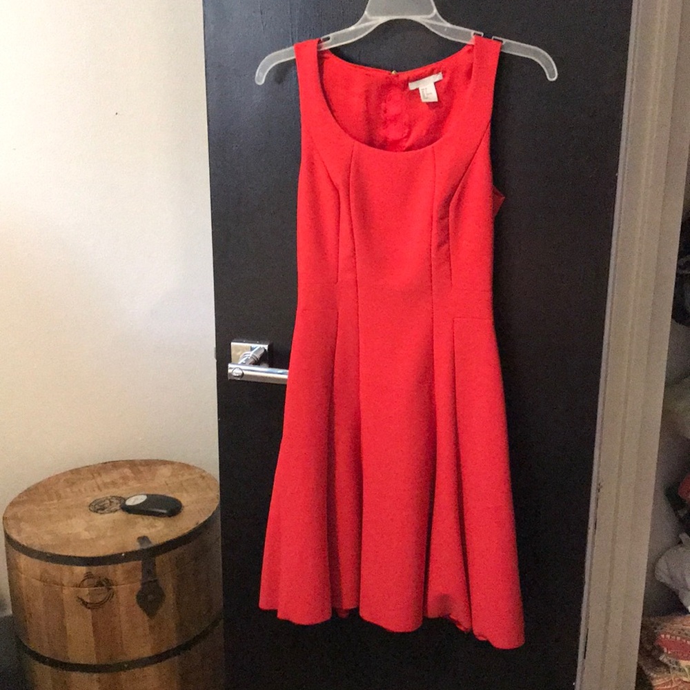Red cocktail dress
